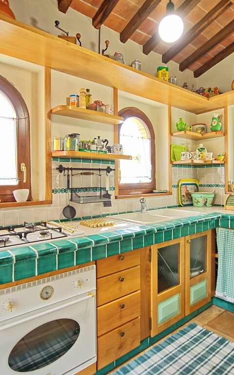 Villa Poggiospinoso: Køkken