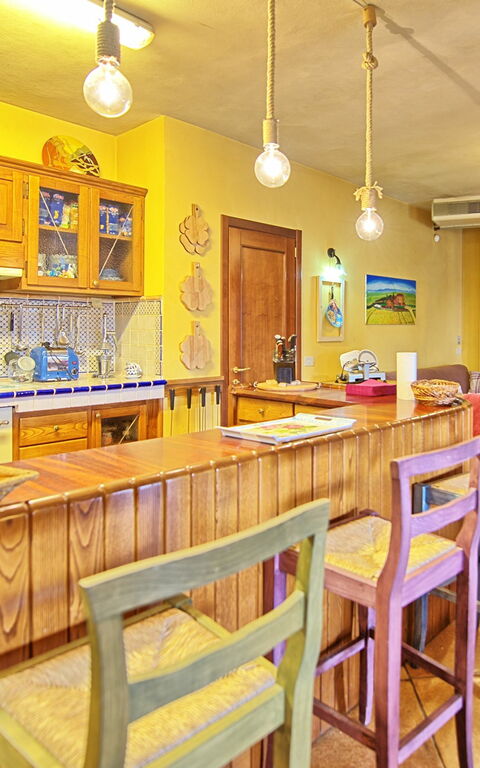 Villa Poggiospinoso: Fællesværelse, Køkken