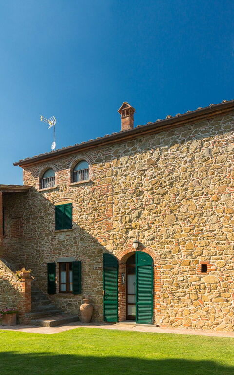 Villa Poggiospinoso: Have, Udendørs, Udvendige