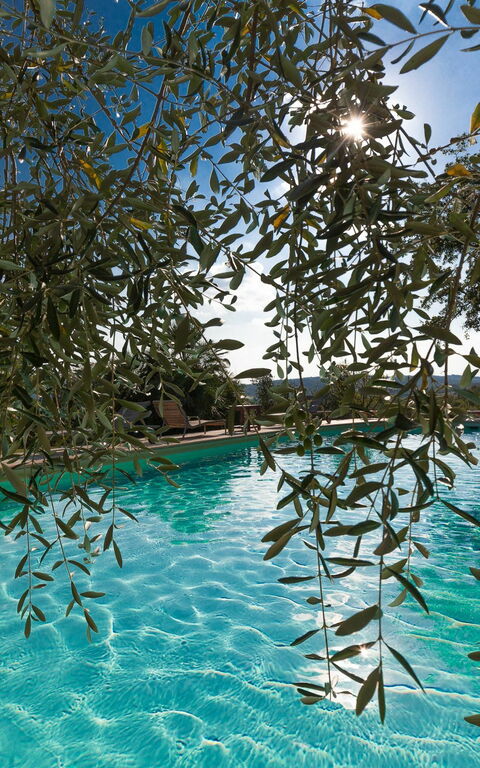 Villa Poggiospinoso: pool, Udendørs