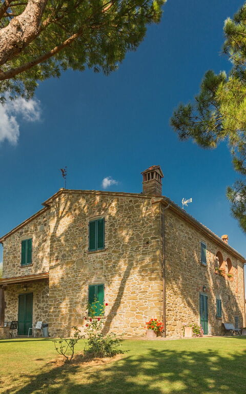 Villa Poggiospinoso: Have, Udendørs, Udvendige