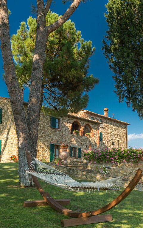 Villa Poggiospinoso: Have, Udendørs, Udvendige