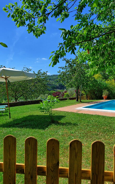 Villa Sarteano: Have, pool