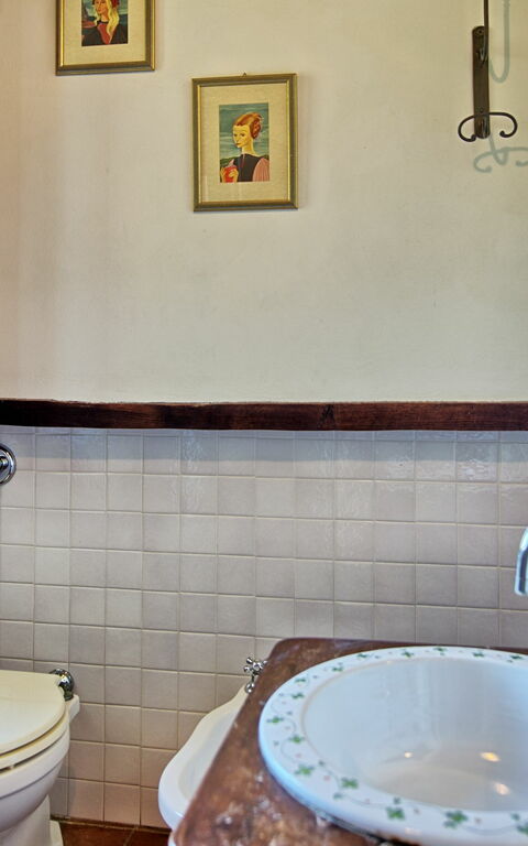 Villa Sarteano: Badeværelse