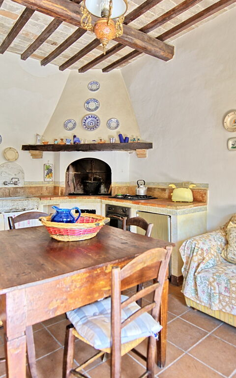 Villa Sarteano: Frokostlokale, Stue