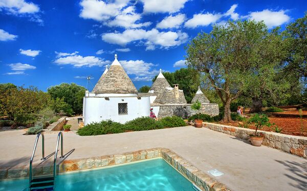 Trullo Pascarosa: Have, pool
