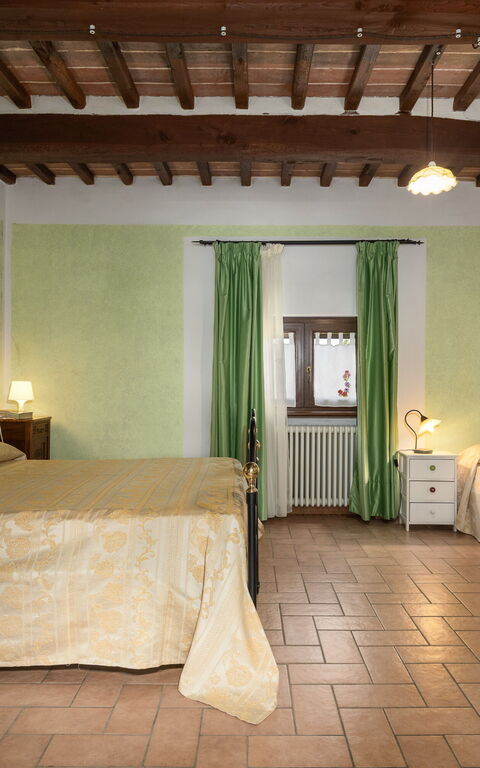 Casale Tiziano: soveværelse