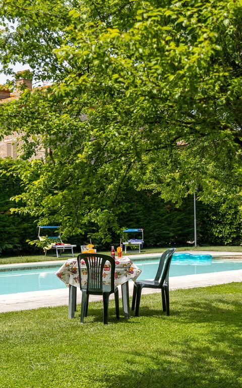 Casale Tiziano: Have, pool, Udendørs, Udvendige