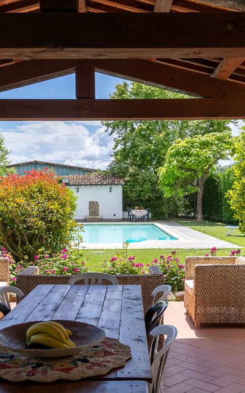 Casale Tiziano: Altan / terrasse / gårdhave, Have, pool