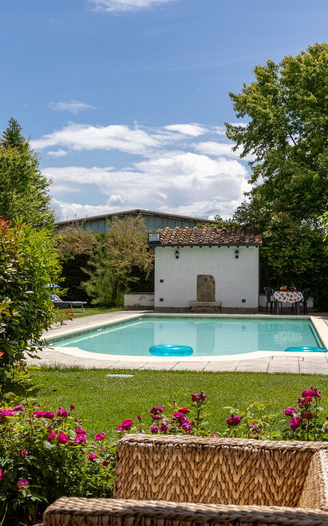 Casale Tiziano: Have, pool, Udendørs, Udvendige