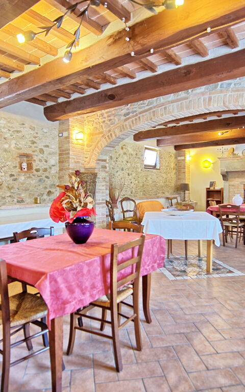 Casale Tiziano: Frokostlokale, Stue