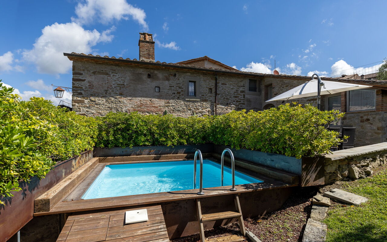Casa La Fonte: pool, Udendørs, Udvendige