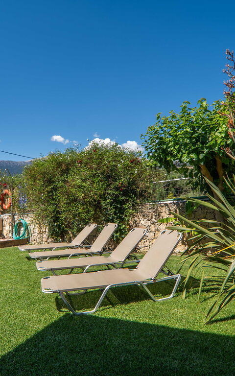 Villa Vrisses: Have, pool, Udendørs, Udvendige