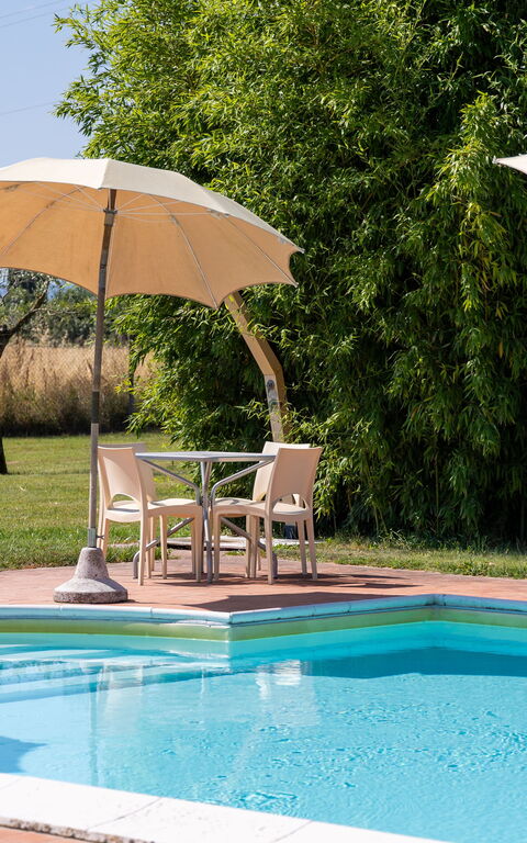 Villa Assisi: Have, pool, Udendørs, Udvendige