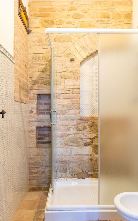 Villa Assisi: Badeværelse