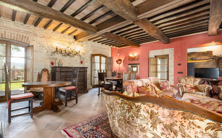Villa Assisi: Stue