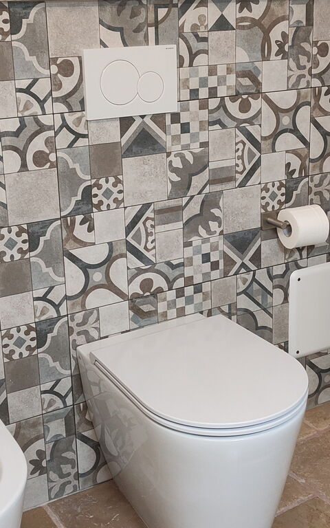 Trullo Santo Stefano: Badeværelse