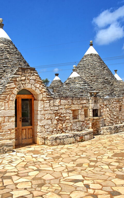 Trullo Santo Stefano: Have, Udendørs, Udvendige