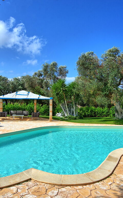 Lamia Santo Arcangelo: Have, pool, Udendørs