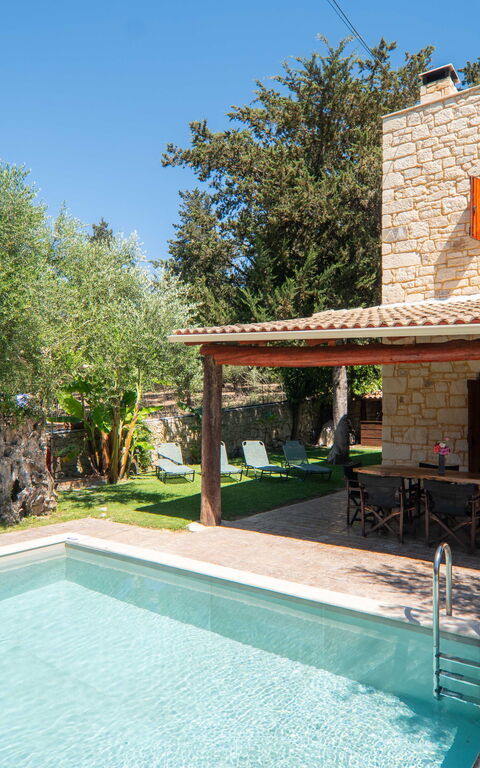 Villa Nipos: Altan / terrasse / gårdhave, Have, pool, Udendørs, Udvendige