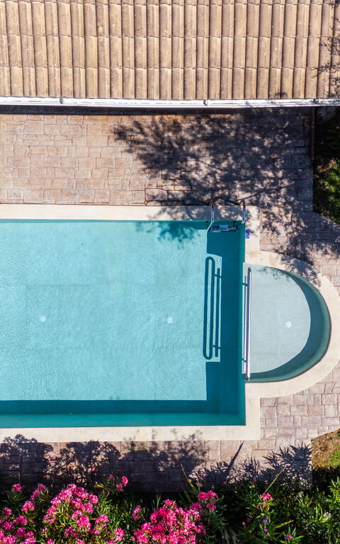Villa Nipos: Have, pool, Visninger