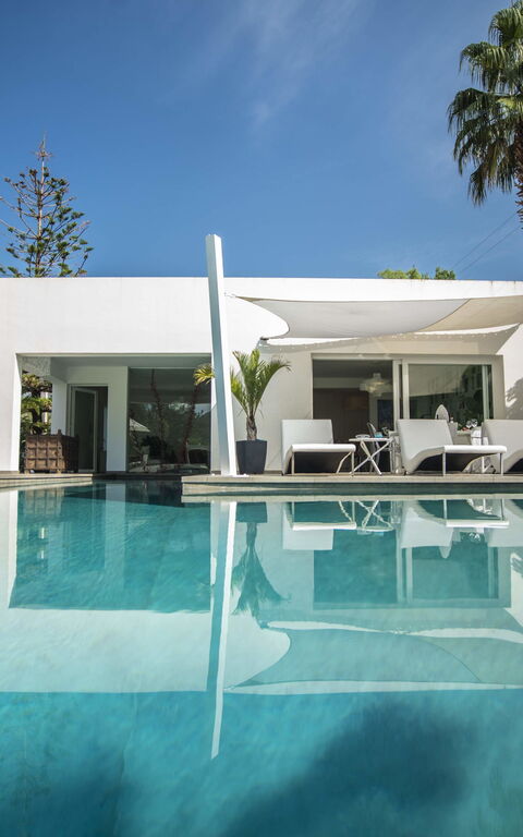 Villa Denari: pool, Udendørs