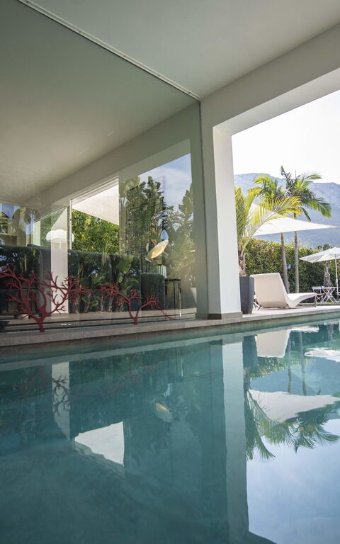 Villa Denari: pool, Udendørs