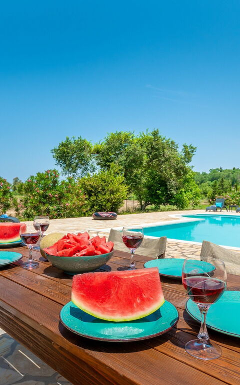 Beach Villa Joanna: pool, Udendørs