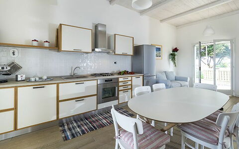 Feriebolig Morgana: Frokostlokale, Køkken