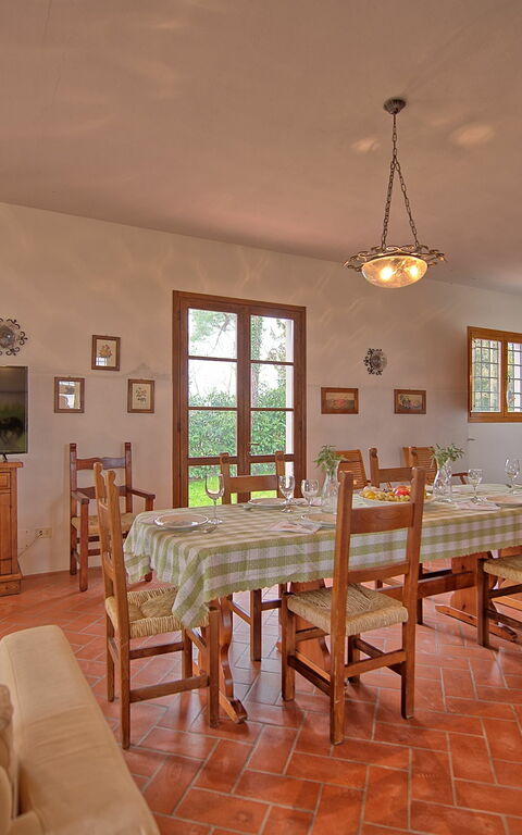 Casale Chiara: Frokostlokale, Stue