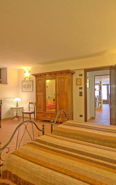 Villa Farneta: soveværelse