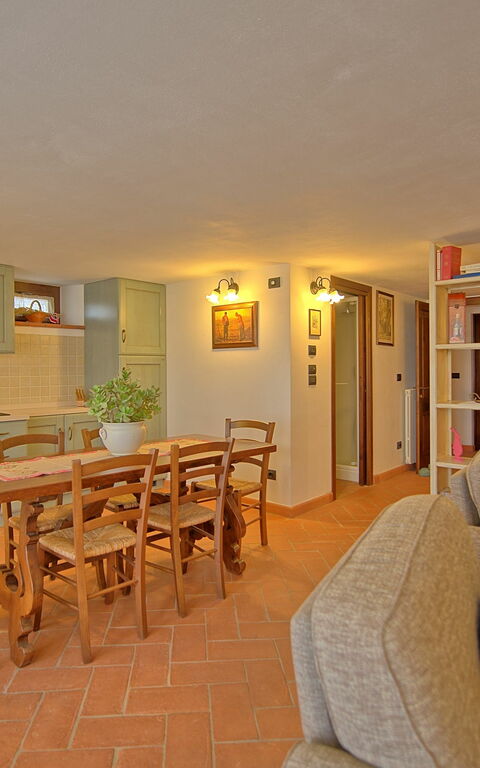 Villa Farneta: Frokostlokale, Køkken, Stue