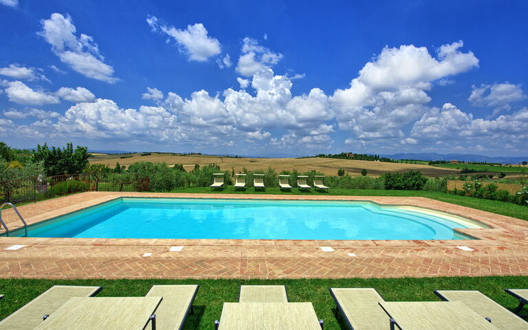 Villa Farneta: Have, pool