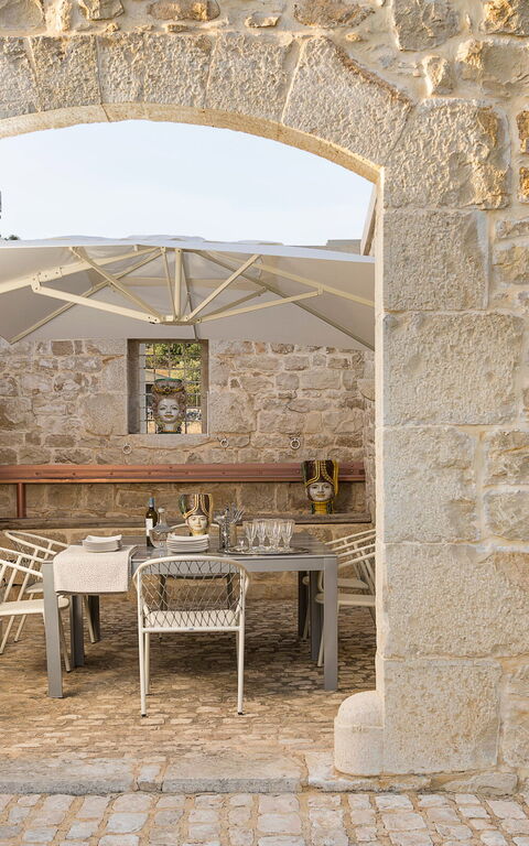 Villa Luna: Altan / terrasse / gårdhave, Udendørs, Udvendige