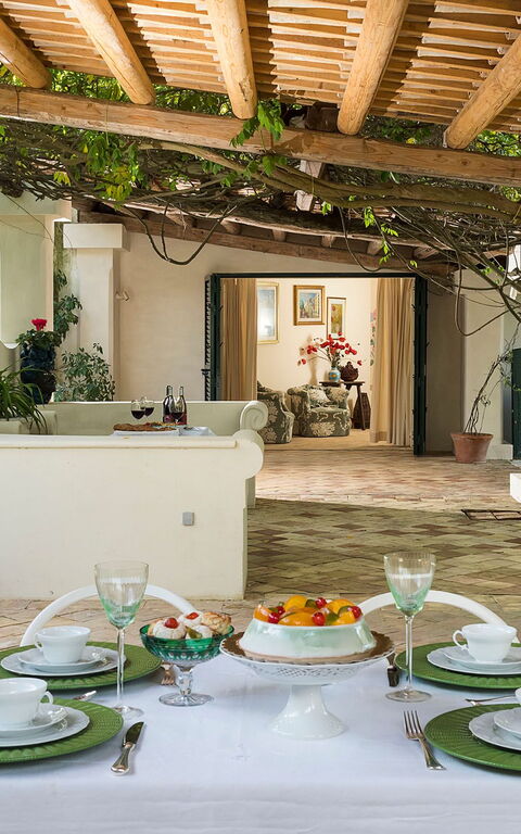 Villa San Ciro: Altan / terrasse / gårdhave