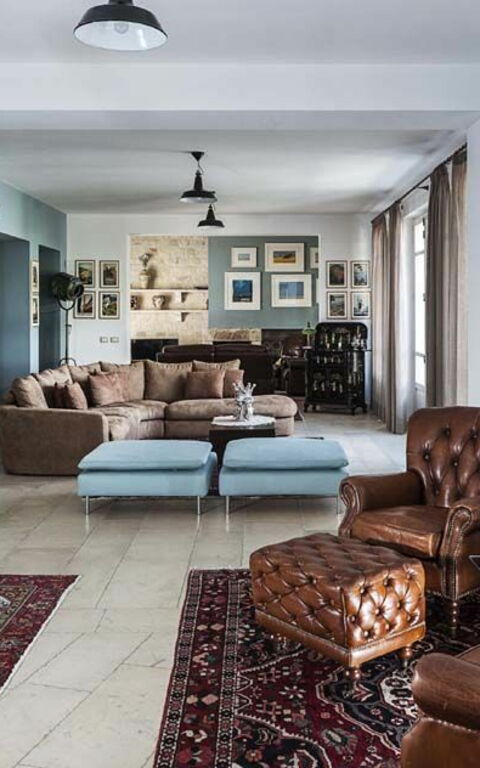 Villa Casi o Cantu: Stue