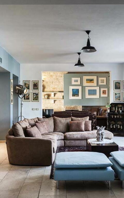 Villa Casi o Cantu: Stue