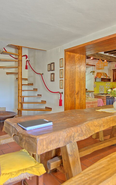 Casale San Martino: Frokostlokale, Køkken, Stue