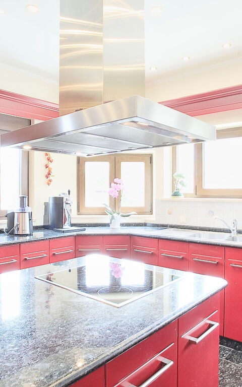 Acharavi Beach Villa: Køkken