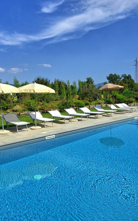 Villa Cangeli: pool, Udendørs