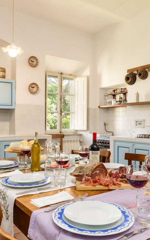 Villa Cangeli: Frokostlokale, Køkken