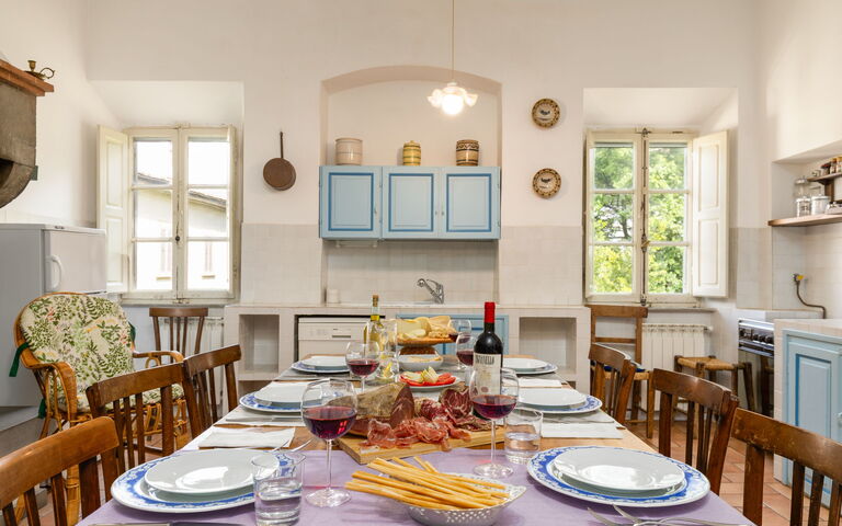 Villa Cangeli: Frokostlokale, Køkken
