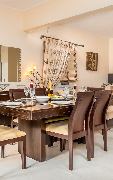 Villa Giador: Frokostlokale, Stue