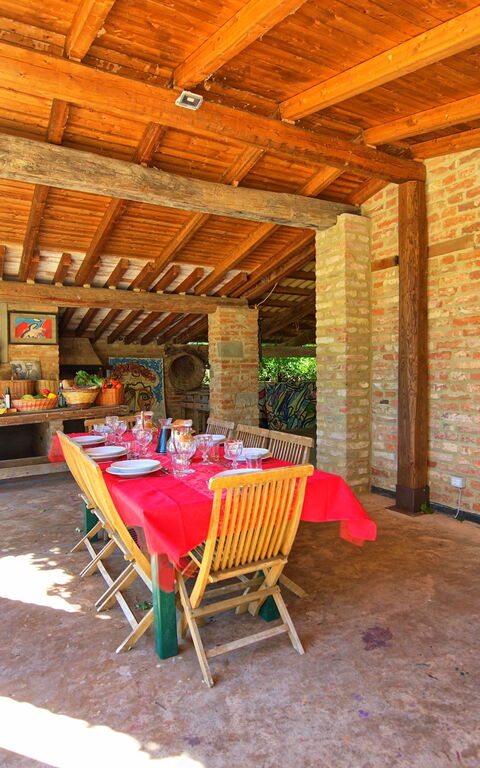 Villa Edo: Frokostlokale, soveværelse