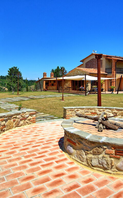 Villa Massimiliano: Have, Udendørs