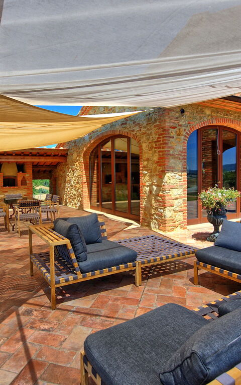 Villa Massimiliano: Have, Udendørs