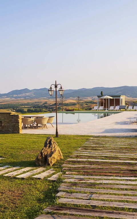 Villa Massimiliano: Have, pool, Udendørs