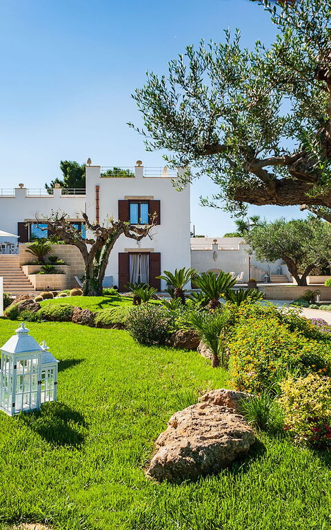 Villa Pigna Bianca: Have, Udendørs