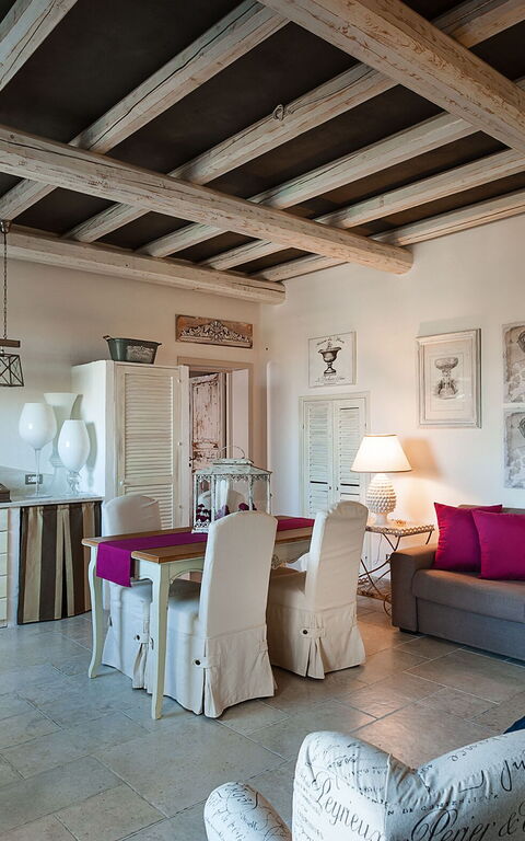 Villa Pigna Bianca: Frokostlokale, Køkken, Stue