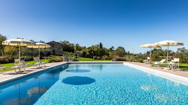 Villa Bonriposo: pool, Udendørs
